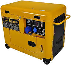 Stille Dieselgenerator 6 kW met Elektrische Starter en ATS-systeem