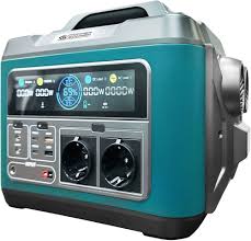 Draagbare Power Station KS 1200PS-FC met Zonnepaneel - 1200W Mobiele Stroomvoorziening
