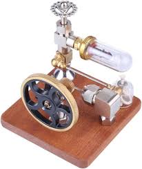 Enkele Cilinder Stoommachine Model - Stroomgenerator