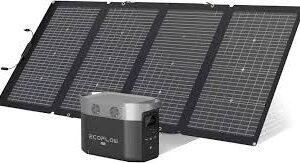 ECOFLOW Delta Max 1612Wh Zonnegenerator met 220W Paneel