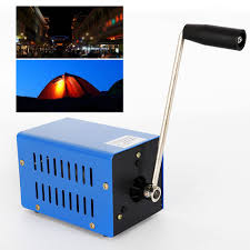 20W Handmatige Generator - Draagbaar en Dynamisch voor Noodsituaties