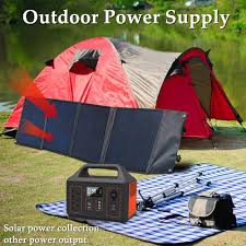 Loytpevl 600W Draagbare Power Station met 100W Zonnepaneel