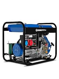 EBERTH 5000W Diesel Noodgenerator met 10 PK