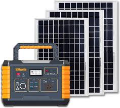 Draagbare Power Station 500W met 120W Zonne-energie Generator
