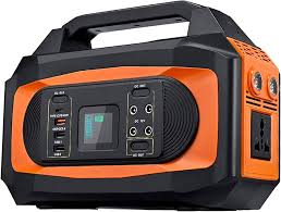Draagbare Power Station 444Wh 500W Zonnegenerator Noodvoorziening
