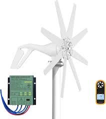 Emerald Windturbine Generator Kit 600W 12V met Blad
