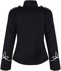 Ro Rox Dames Emo Punk Goth Napoleon Drummer Outfit