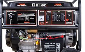DeTec 7.5 kW Benzine Generator 230 V