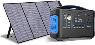 Draagbare Stroomgenerator met Vouwbaar Zonnepaneel 600W/100W
