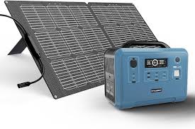 FULLSENT Draagbare Zonnegenerator 1200W - 1248Wh Energie