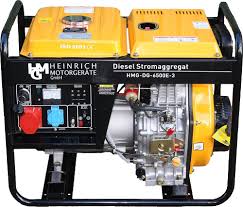 Dieselgenerator HMG-DG-6500E3 - 5.5 kW 400V/230V