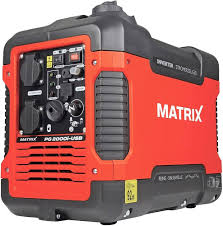Matrix Stille Benzine Invertergenerator 2000 Watt 4-takt