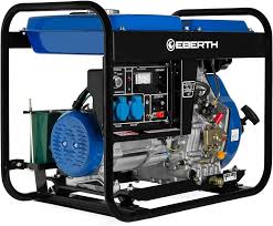 EBERTH 5000 Watt Diesel Noodgenerator met E-Starter