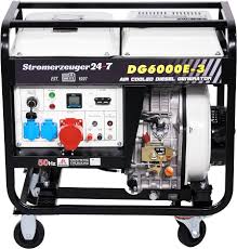 Pro-Lift Noodstroomgenerator 5500W - Diesel met Elektrische Starter