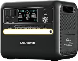 TALLPOWER V2400: Krachtige 2160Wh Lifepo4 Powerstation met UPS Inverter