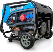 DeTec 15 pk Mobiele Benzinestroomgenerator met Elektrische Start