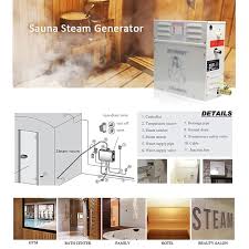 Digitale Stoomgenerator voor Thuissauna - 6KW RVS