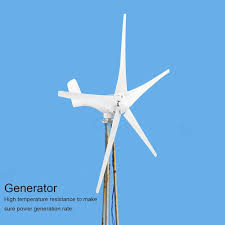 1600W Windturbine Generator met 5 Bladen - Ideaal voor Botens