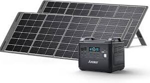 AFERIY LifePO4 Zonnegenerator 2000W met 2 x 200W Zonnepanelen