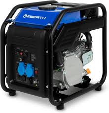 EBERTH 7500W Inverter Noodgenerator met 15 PK Benzinemotor