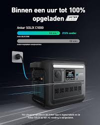 Anker SOLIX C1000 Draagbare Zonne-Generator 1800W