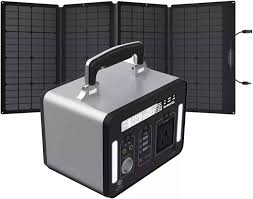 Draagbare 500W Power Station met Zonnepaneel voor Buitenavonturen