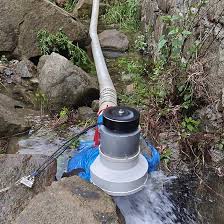 ZHOZHUT 3000W Micro Waterkrachtgenerator met Inlaat en Balast