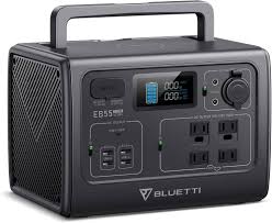 BLUETTI EB55 Draagbare Powerstation - 537Wh LiFePO4 Batterij Backup